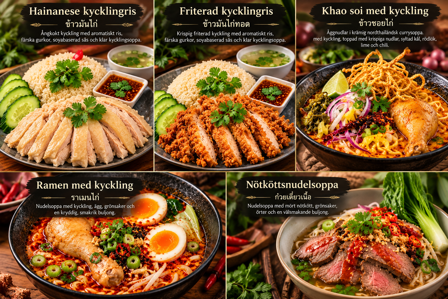 Thailändsk smakresa